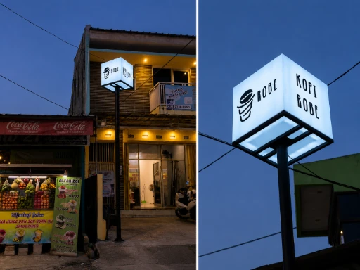 Reklame, neon box & huruf timbul — proyek Dexsign di Karawang 2