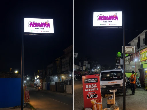 Reklame, neon box & huruf timbul — proyek Dexsign di Karawang 3