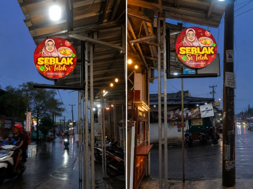 Reklame, neon box & huruf timbul — proyek Dexsign di Karawang 4