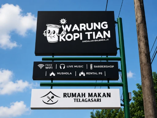 Reklame, neon box & huruf timbul — proyek Dexsign di Karawang 4