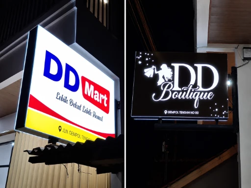 Reklame, neon box & huruf timbul — proyek Dexsign di Karawang 6