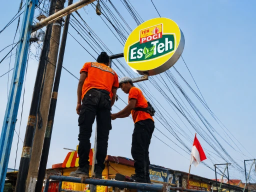 Reklame, neon box & huruf timbul — proyek Dexsign di Karawang 10