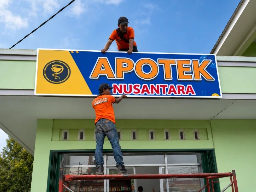 Reklame, neon box & huruf timbul — proyek Dexsign di Karawang 10