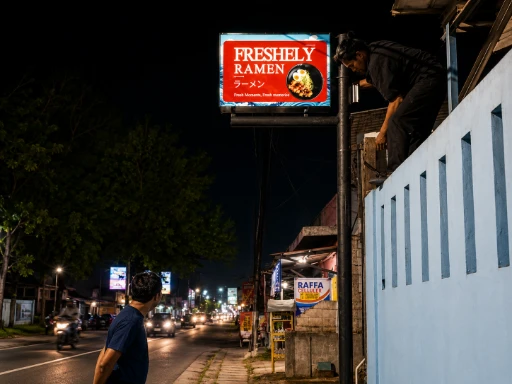 Reklame, neon box & huruf timbul — proyek Dexsign di Karawang 15